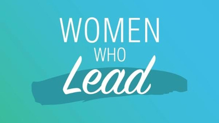 Women who lead blue and green event lead image